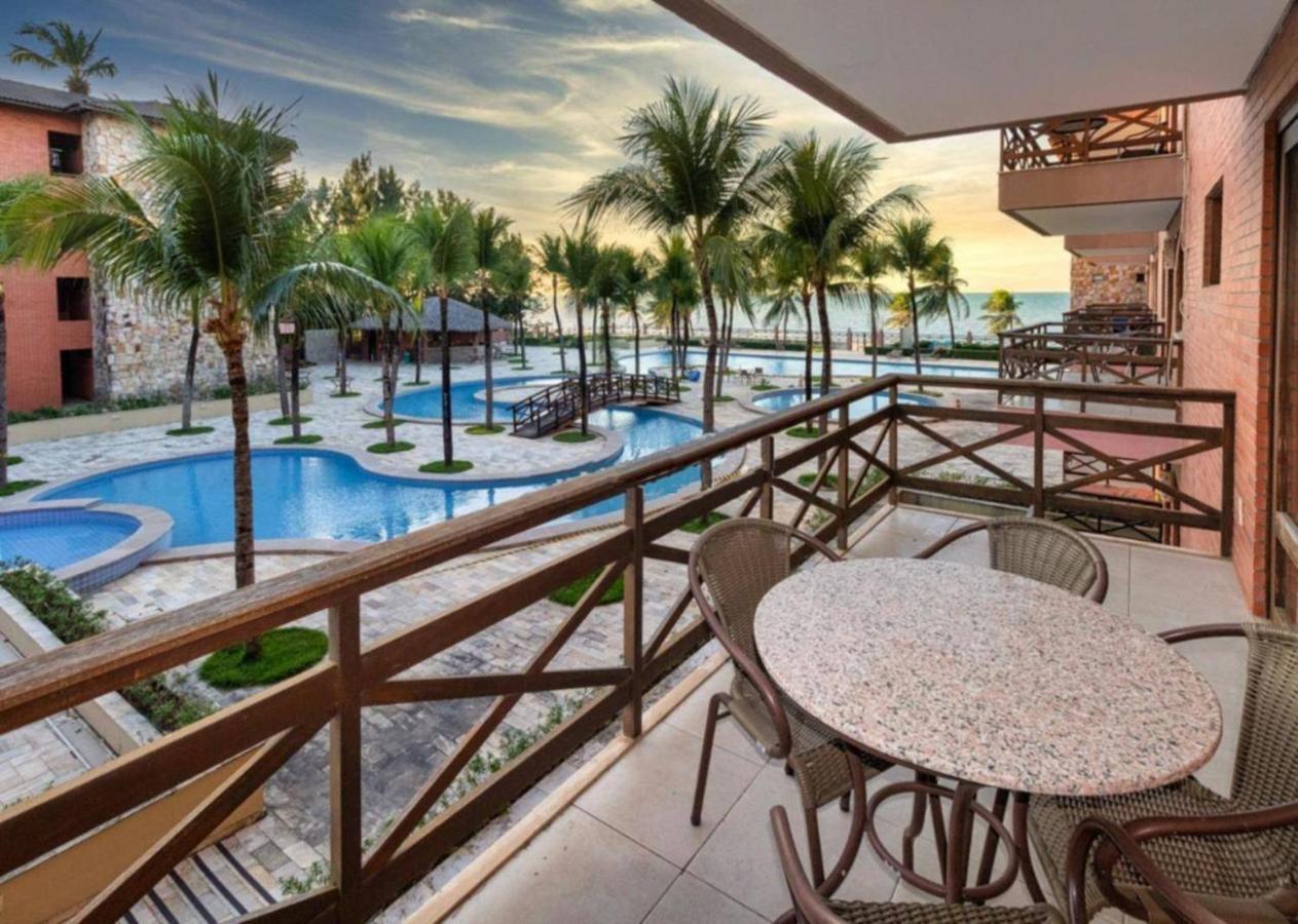 [Kariri 215] 46m², pé na areia, varanda vista mar! Cumbuco Exterior foto