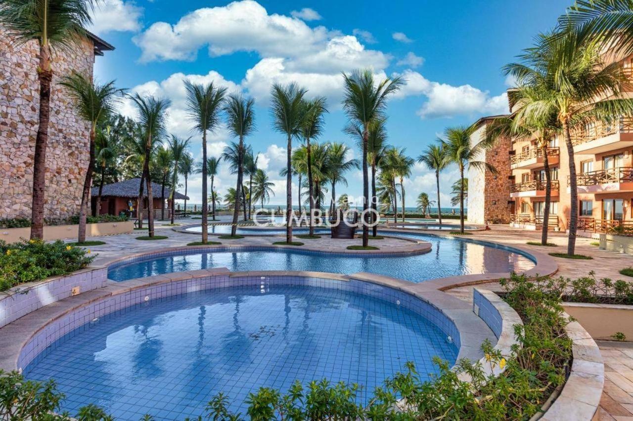 [Kariri 215] 46m², pé na areia, varanda vista mar! Cumbuco Exterior foto